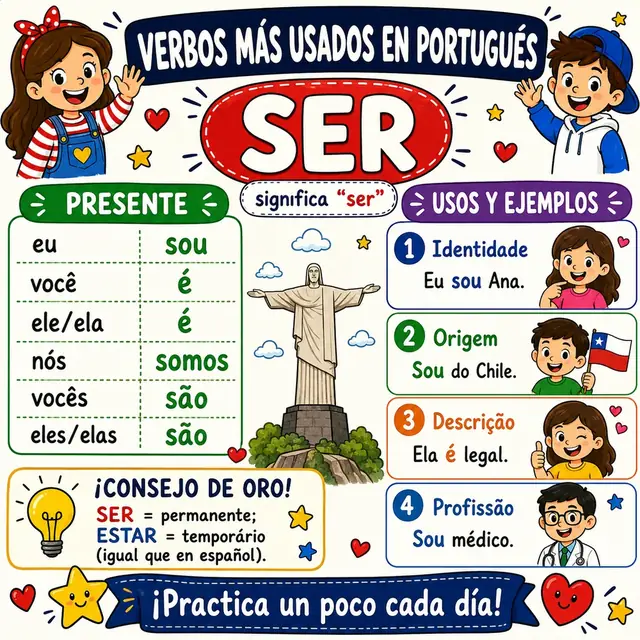 Mapa mental: verbo SER